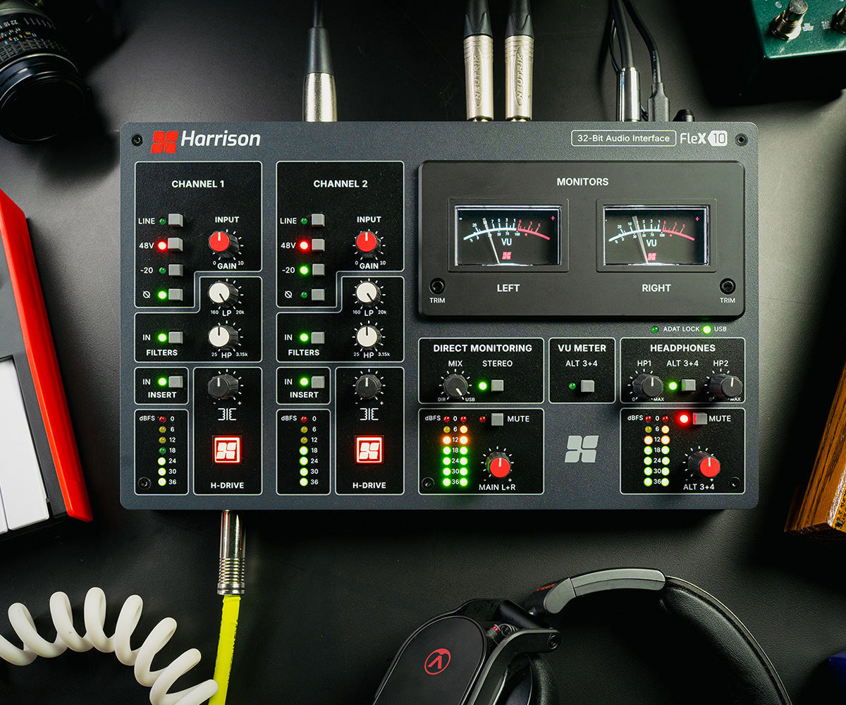 Harrison Unveils the Flex-10: Golden-Era Console Sound on Your Desktop