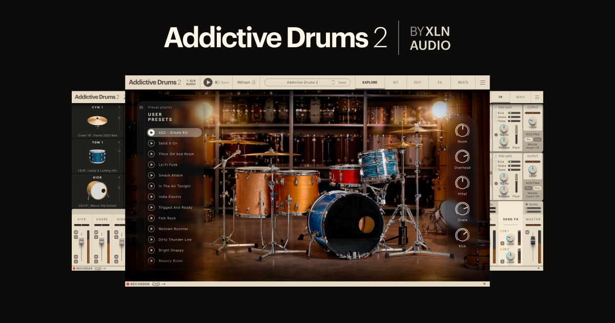 XLN Audio releases Addictive Drums 2.5 Update - Koala Audio