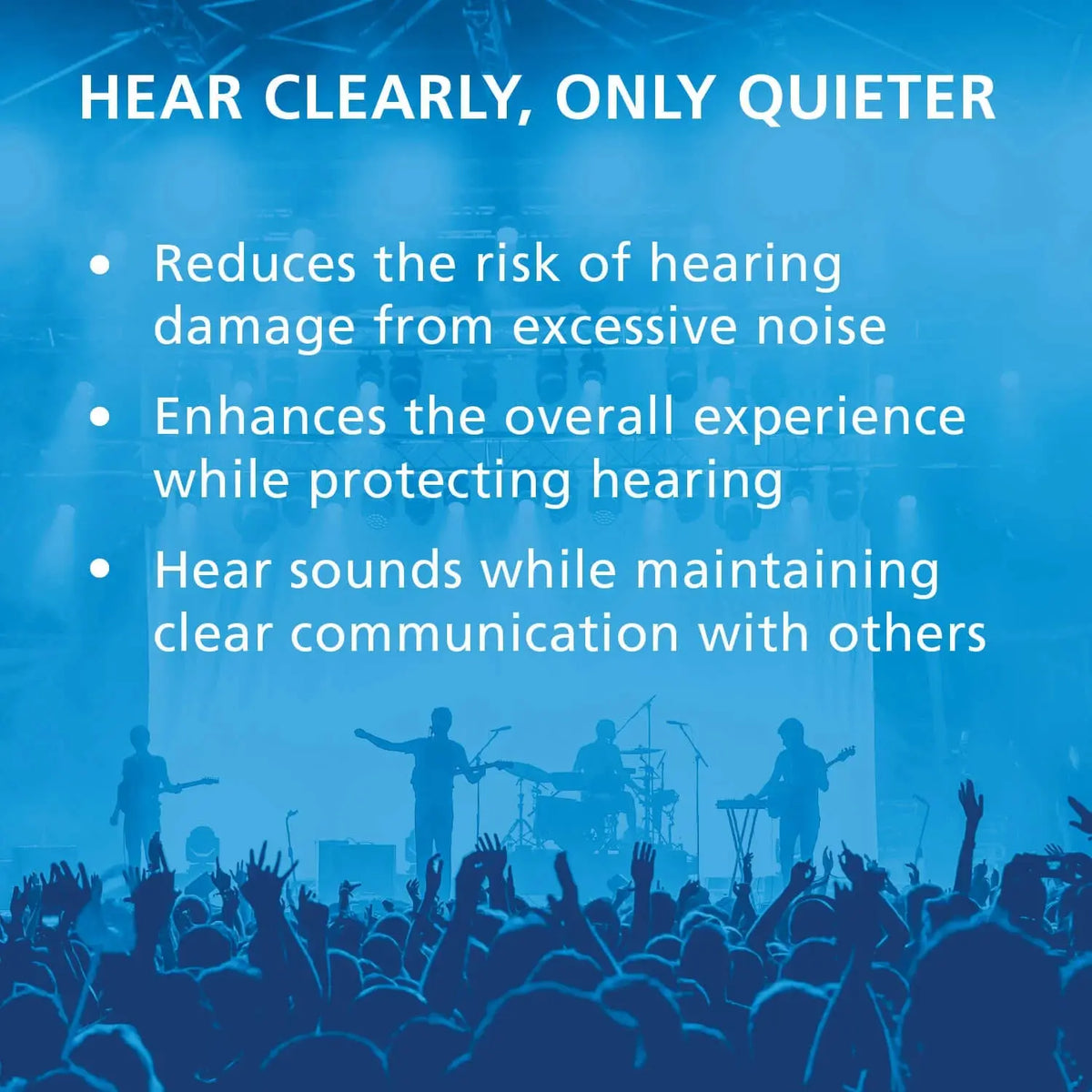 Etymotic ETY Plugs ER20 High Fidelity Earplugs (Standard) (Blue) Etymotic