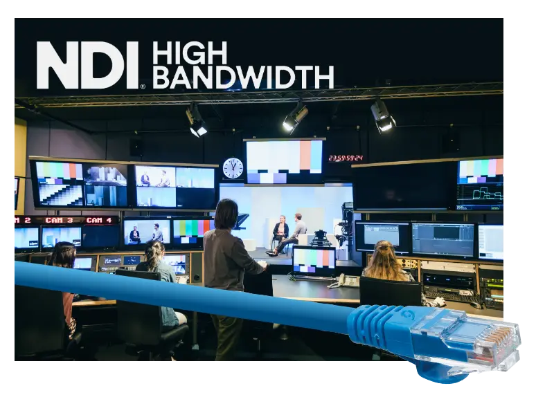 Lumens VC-A71P-HN 4K NDI PTZ Camera with NDI High Bandwidth and NDI HX3 Lumens