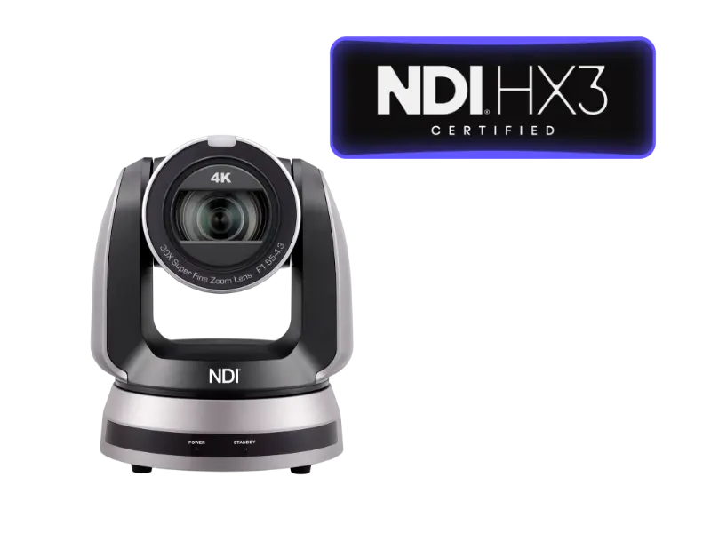 Lumens VC-A71P-HN 4K NDI PTZ Camera with NDI High Bandwidth and NDI HX3 Lumens