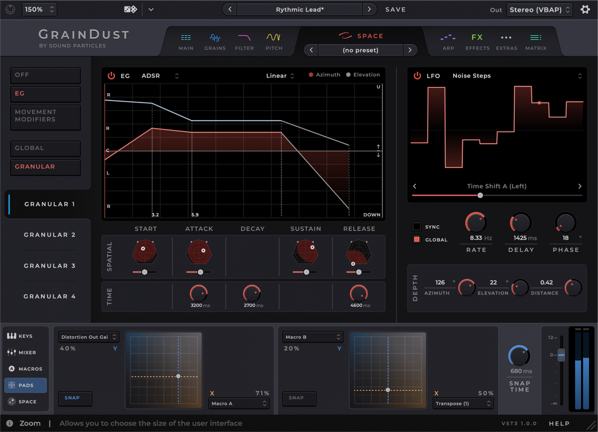 Sound Particles GrainDust Granular Synthesizer Perpetual (Digital Download) Sound Particles