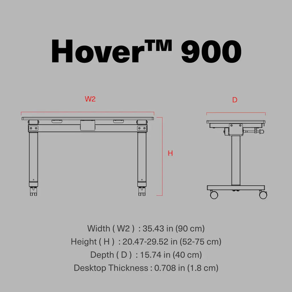 Wavebone Hover 900 Height-Adjustable Keyboard Stand Wavebone