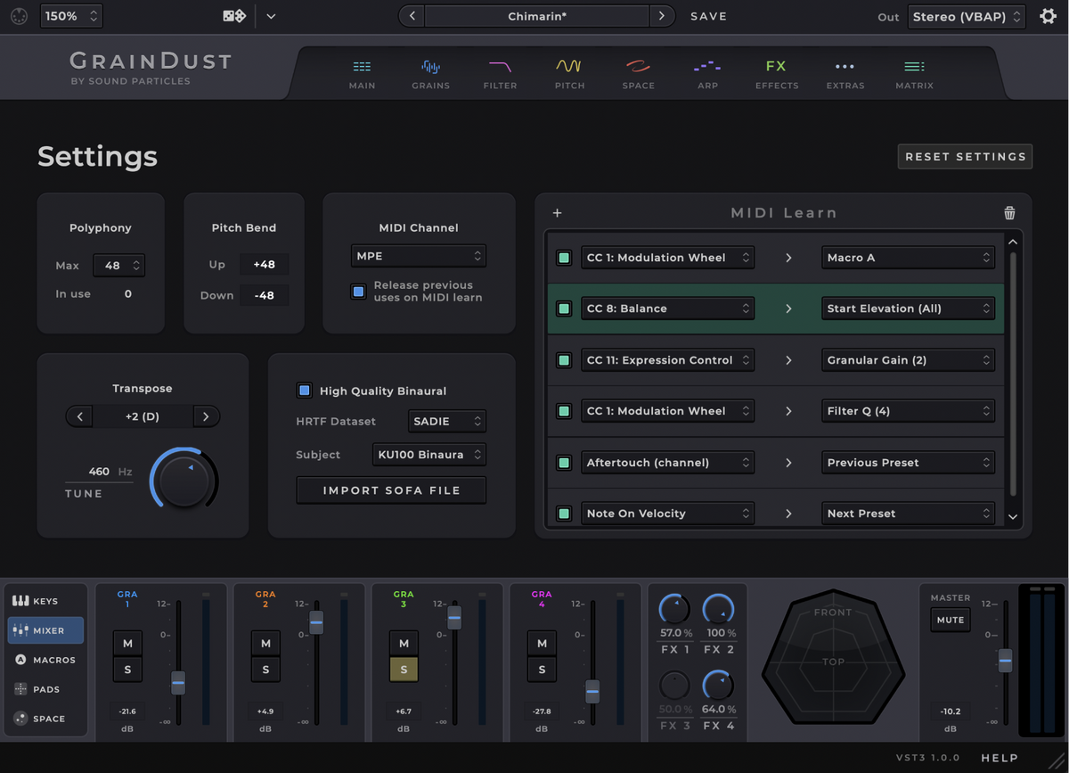Sound Particles GrainDust Granular Synthesizer Perpetual (Digital Download) Sound Particles