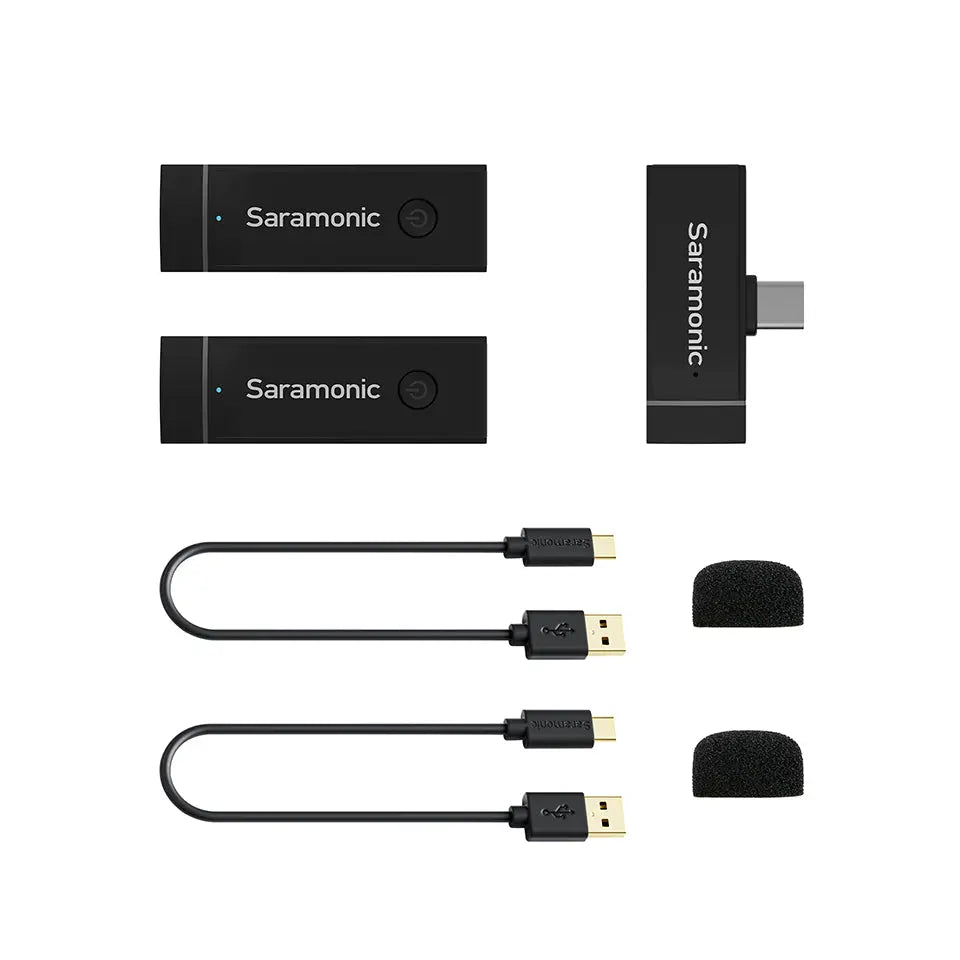 Saramonic Blink Go U2 Kit 2.4GHz Dual Channel Wireless Microphone System Saramonic