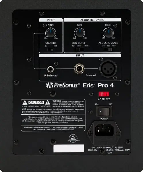PreSonus® Eris® Pro 4 (Single) PreSonus