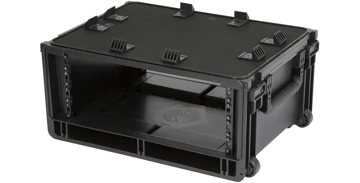 SKB 1SKB-ISF4U Injection Molded 4U Studio Flyer Rack Case SKB