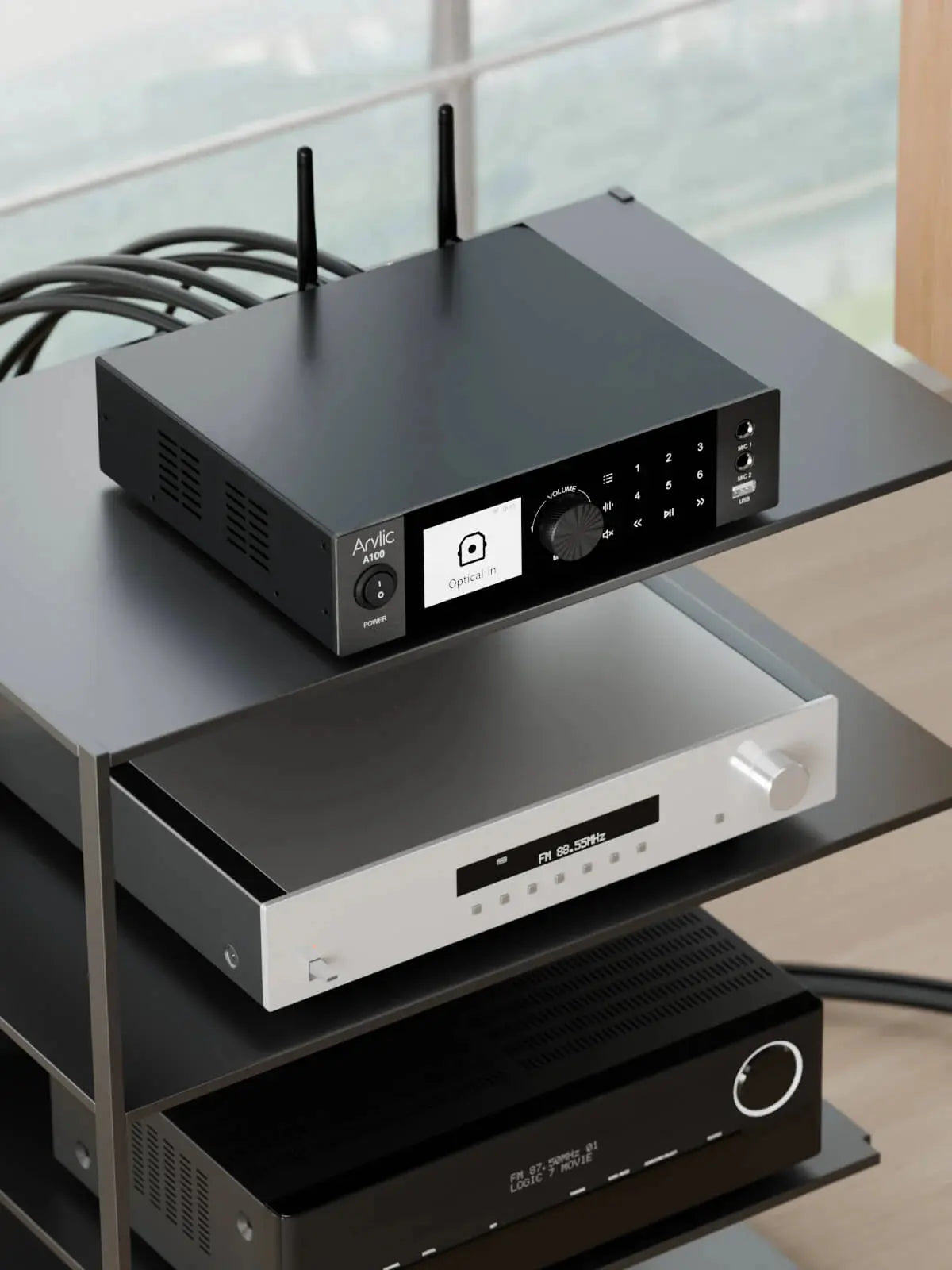 Arylic A100 Wireless Multi-Room Amplifier 2 x 100W @ 4 Ohm Arylic