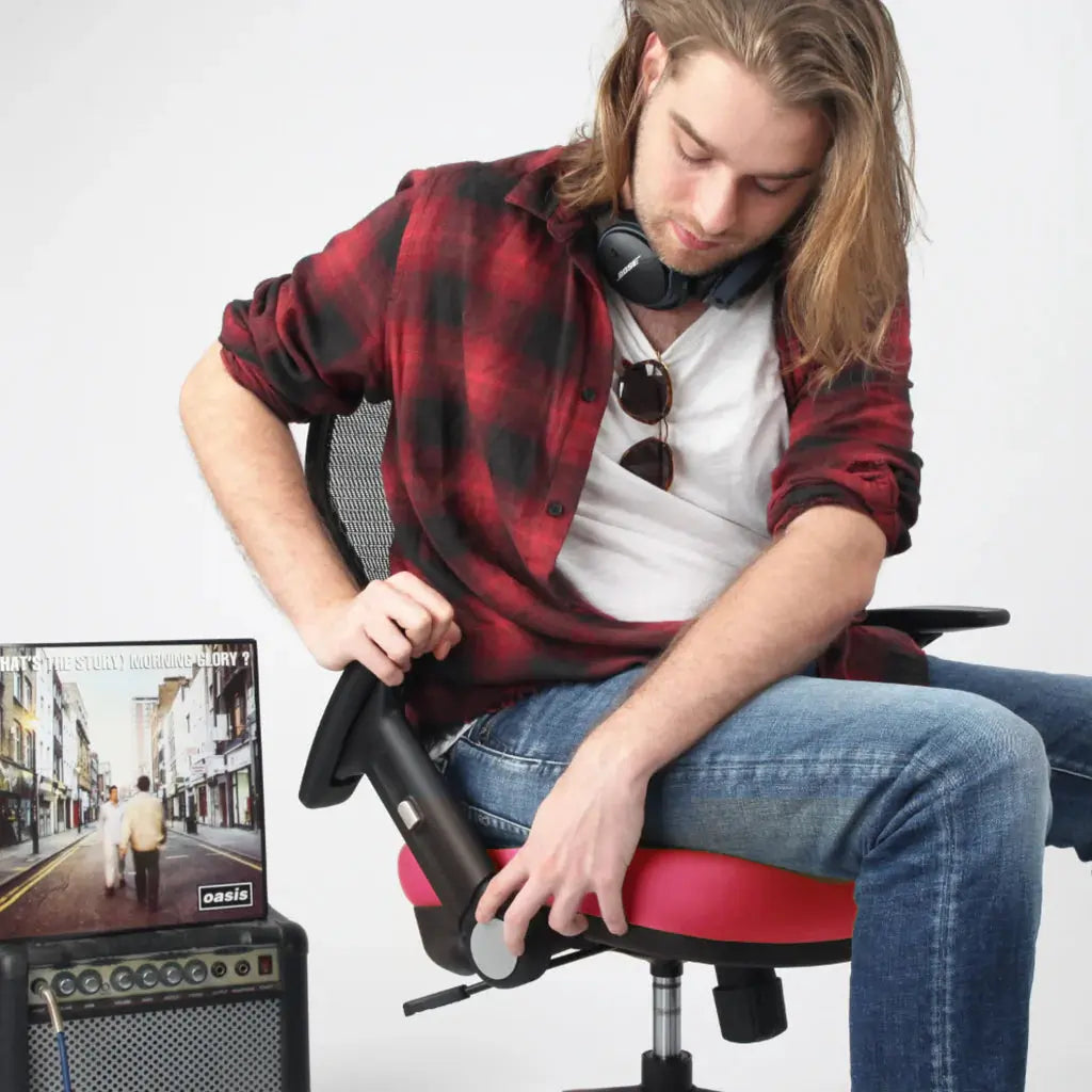 Wavebone Voyager I Studio Chair - Foam Seat - Black - Koala Audio