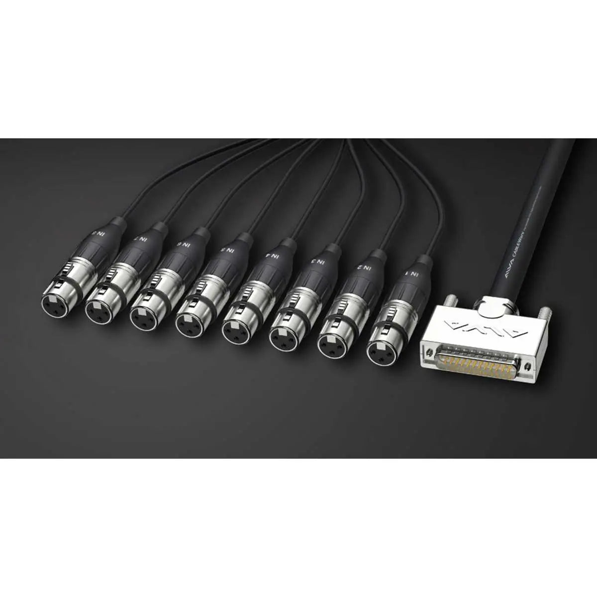 ALVA D-Sub25 male to 8 x XLR female D-Sub male <> XLR female ALVA