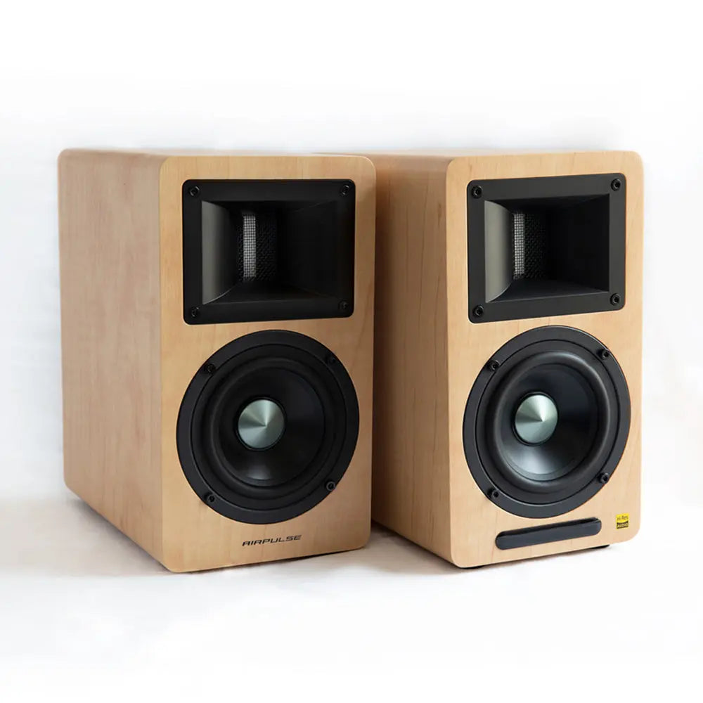 Airpulse A80 Active Bookshelf Speakers – Pine (PAIR) Airpulse
