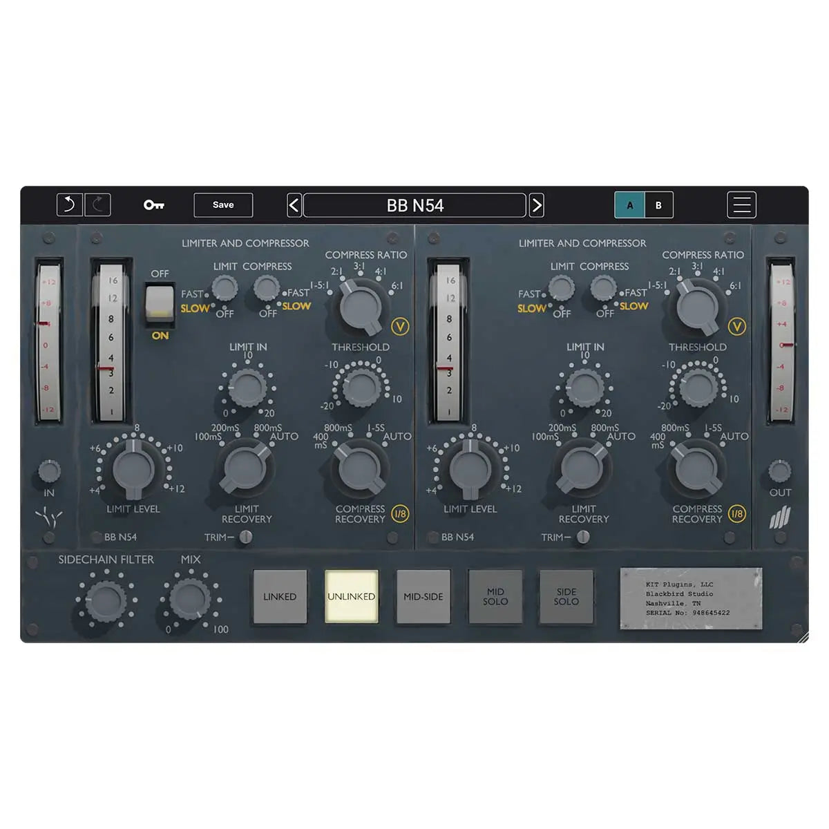 Kit Plugins BB N54 (Serial Nr + Download) - Koala Audio
