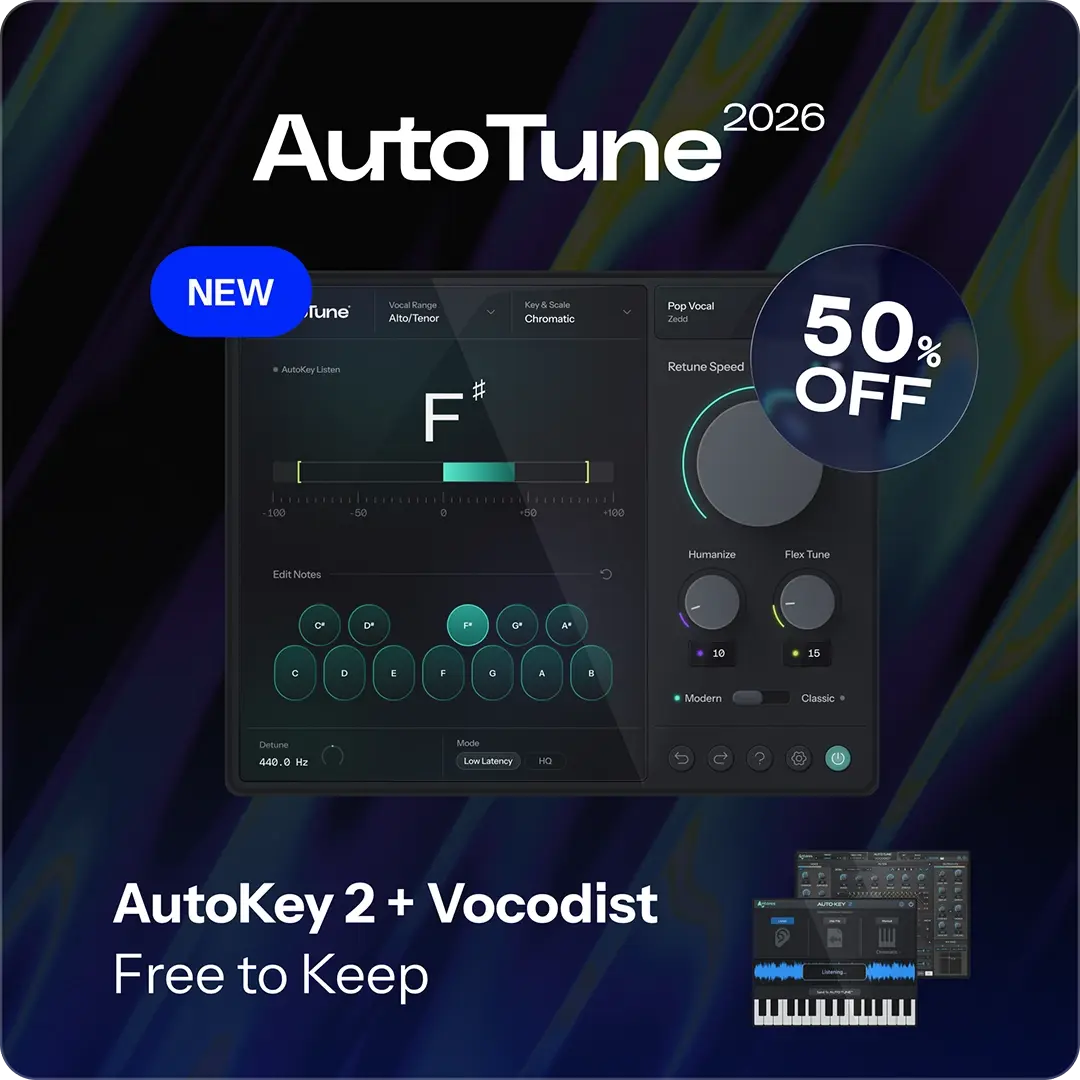 AutoTune 2026 + AutoKey2 + Vocodist Promo (Digital Download) Antares