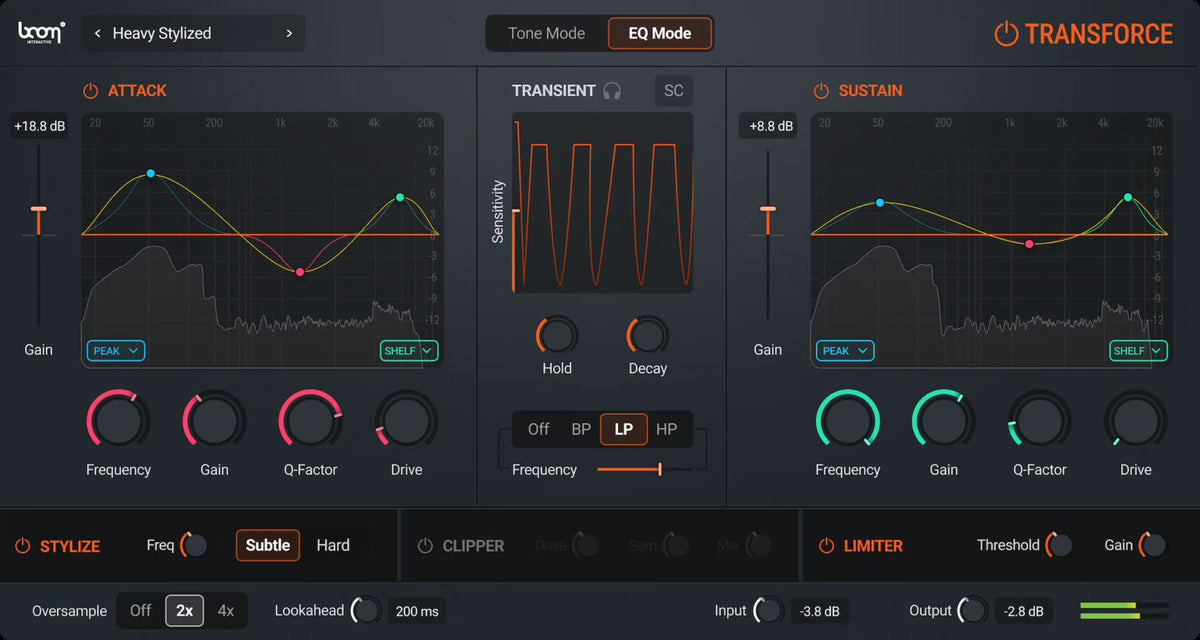 Boom Transforce Transient Shaper Plug-In (Digital Download)