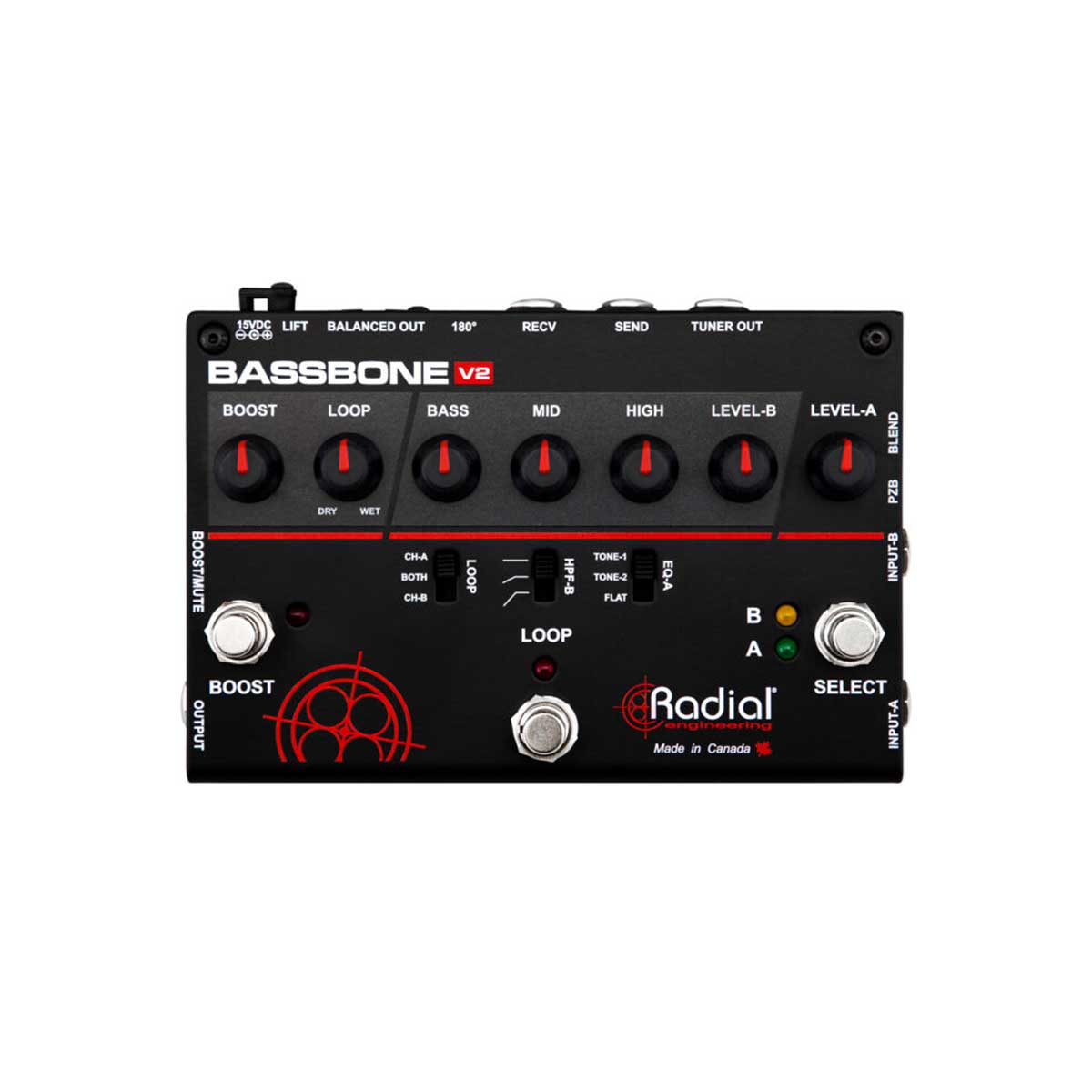 Radial Bassbone V2  Bass Guitar Preamp/DI