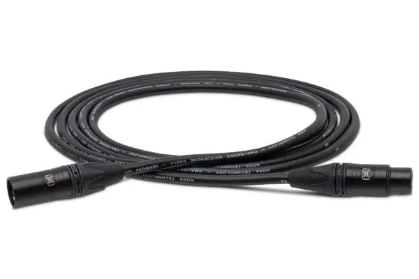 Hosa CMK010AU Edge Microphone Cable, Neutrik XLR3F to XLR3M, 10 ft / 3M Hosa