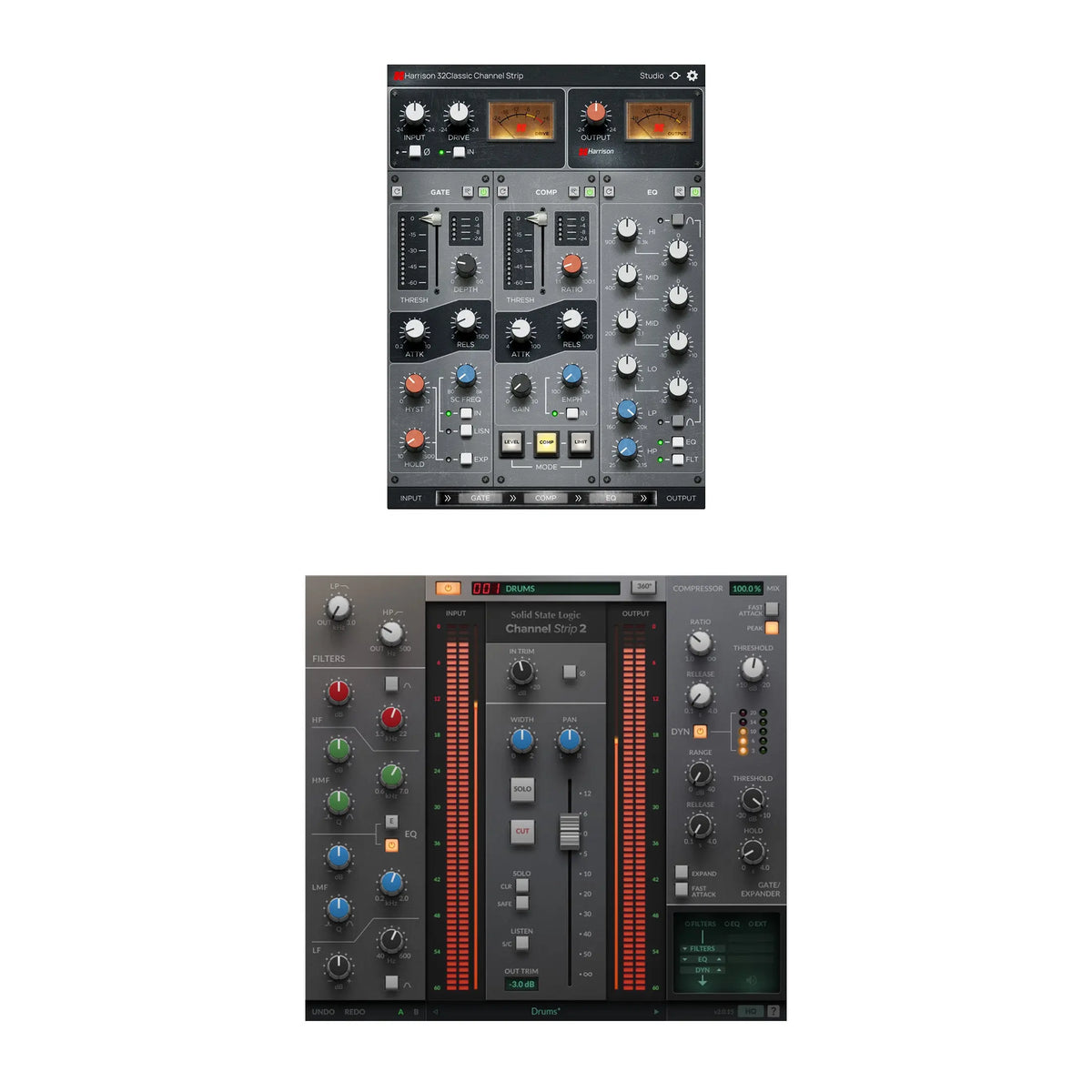 SSL Channel Strip 2 and Harrison 32Classic Channel Bundle (Serial Nr + Download) Solid State Logic