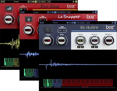 BOZ Digital Labs Clap Snap Stomp Bundle (Serial Nr + Download) Boz Digital