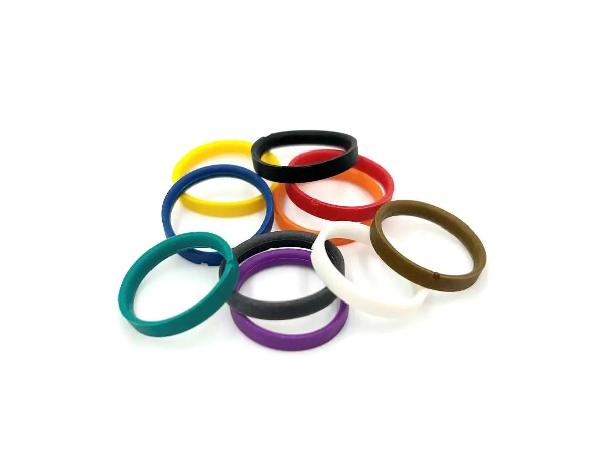EnovaNxt NXT-CR color coding rings, 10 colors, 10 pcs per color compatible with EnovaNXT XLR Connectors and Cables EnovaNxt