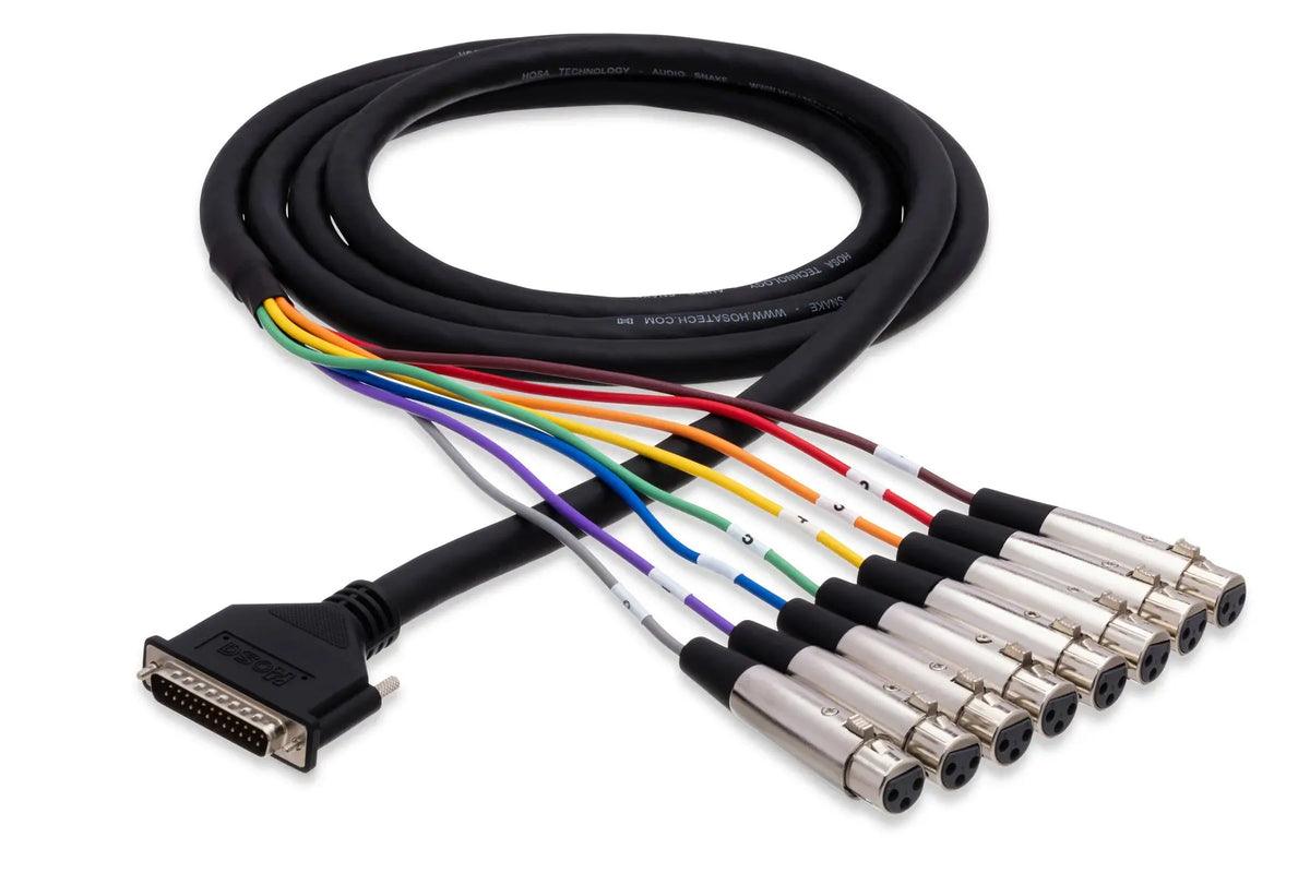 Hosa DTF803 Balanced Snake, XLR3F to DB25, 3 m Koala Audio