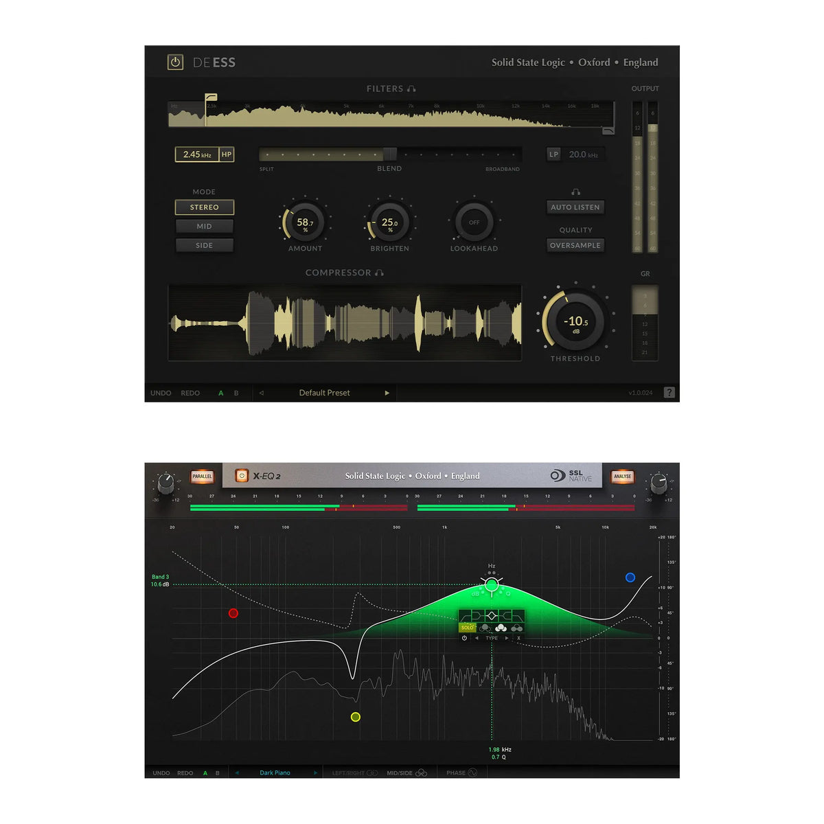 SSL DeEss and X-EQ 2 Bundle (Serial Nr + Download) Solid State Logic