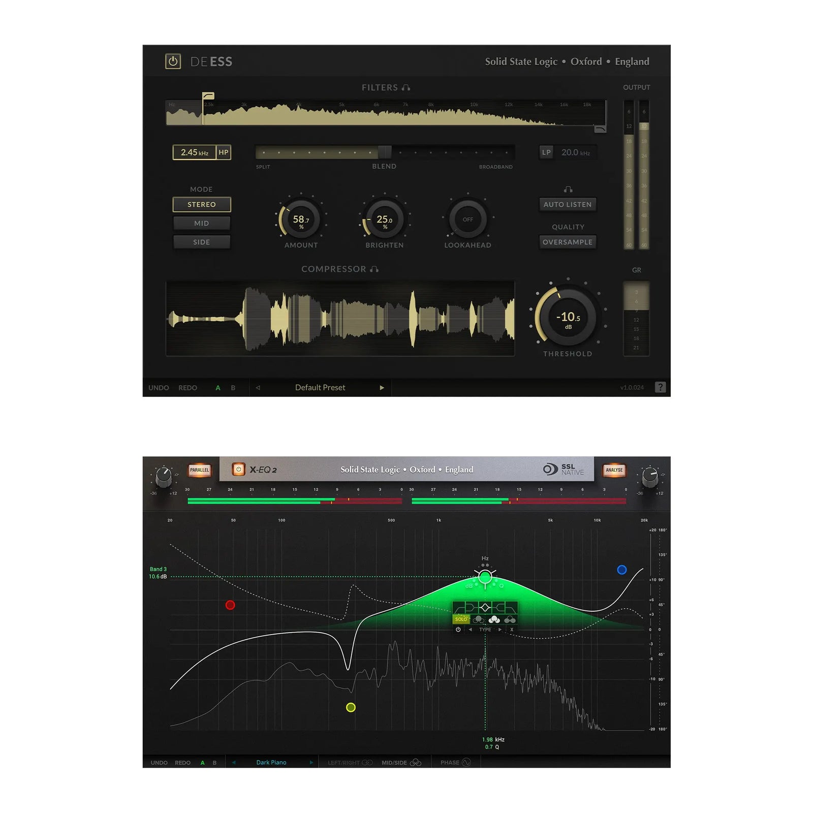 SSL DeEss and X-EQ 2 Bundle (Serial Nr + Download) Solid State Logic