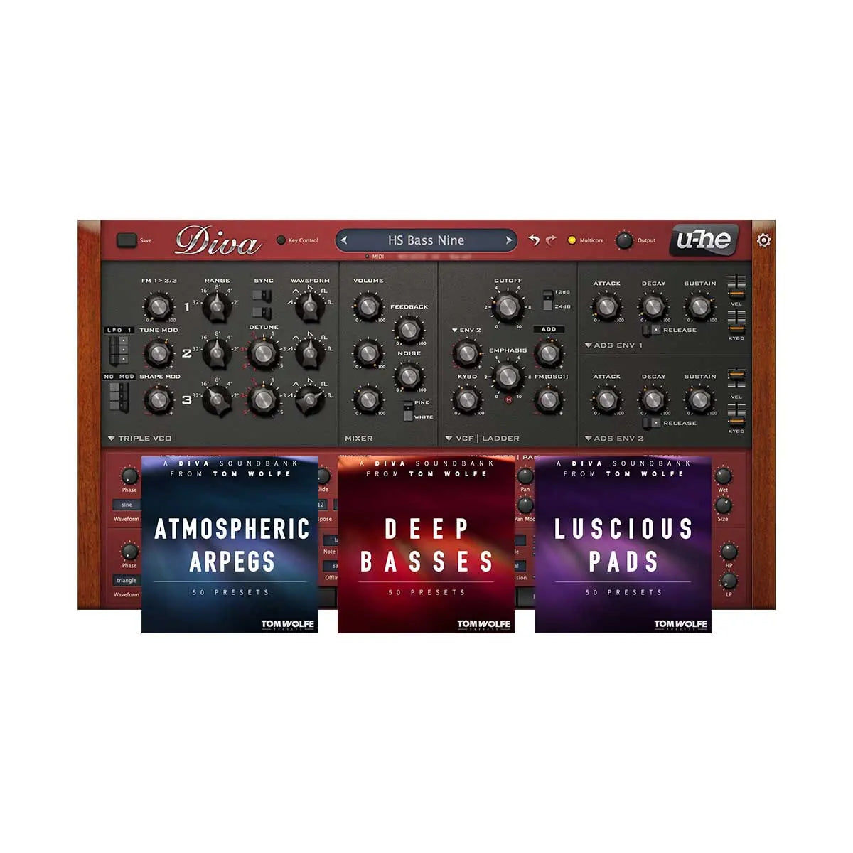 u-He Diva Tom Wolfe Bundle (Serial Nr + Download)