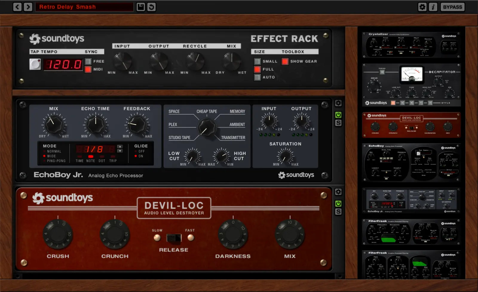 Soundtoys Effect Rack Creative Multi-Effects System (Digital Download) Soundtoys