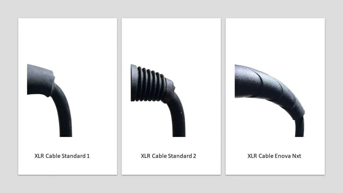 Enova NXT-M1-XLFM-3 3 m Microphone Cable XLR 3 pin female to male - True Mold Technology EnovaNxt