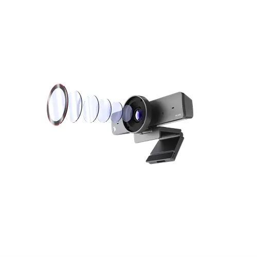 Wyrestorm FOCUS210 4K Ultra-Wide Angle Webcam w/ AI Enhanced Lighting, Auto- Framing & Presenter Tracking Wyrestorm