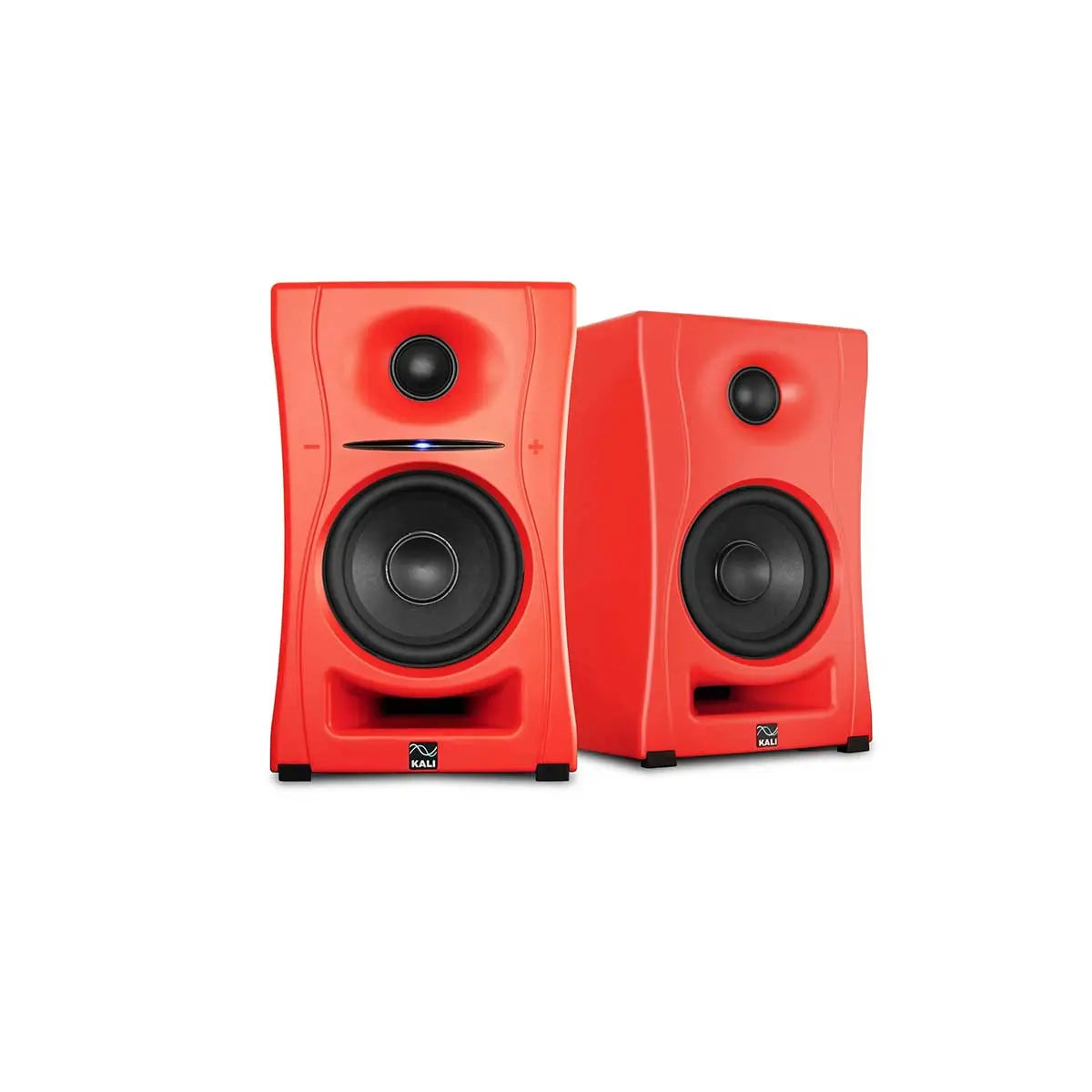 Kali Audio 2-Way Studio Monitors 4"+1". Bluetooth Onboard, Red, Pair. Kali Audio