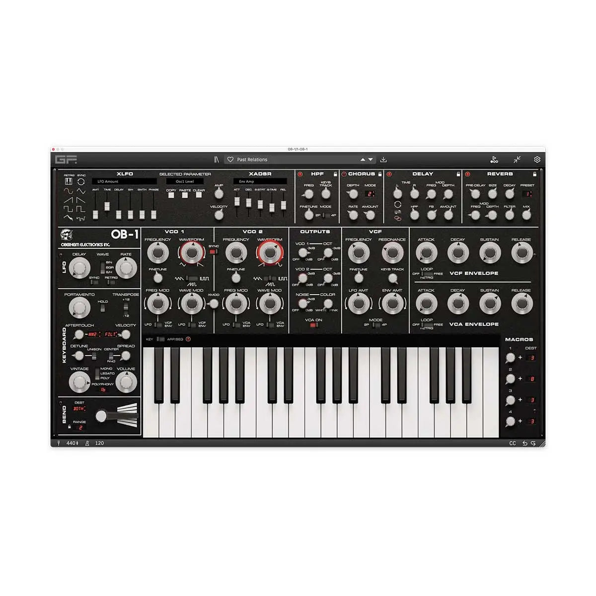 G-Force Oberheim OB-1 Virtual Analog Synth Plug-In (Serial Nr + Download) G-Force