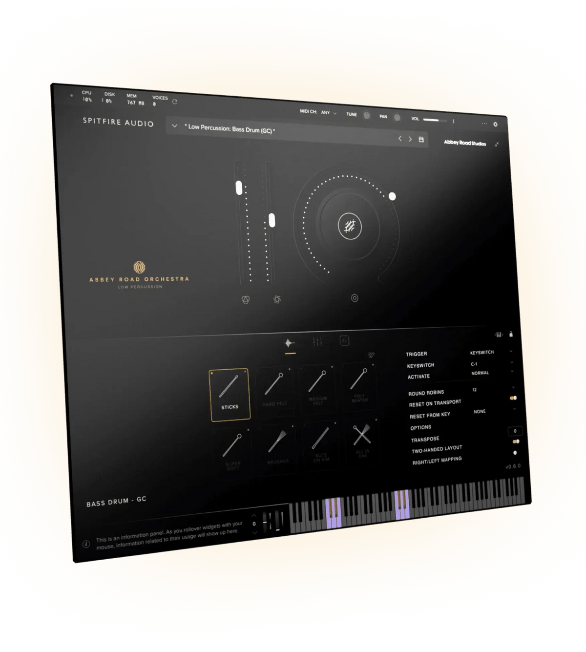 Spitfire Audio Abbey Road Orchestra: Low Percussion Professional (Digital Download) Spitfire Audio