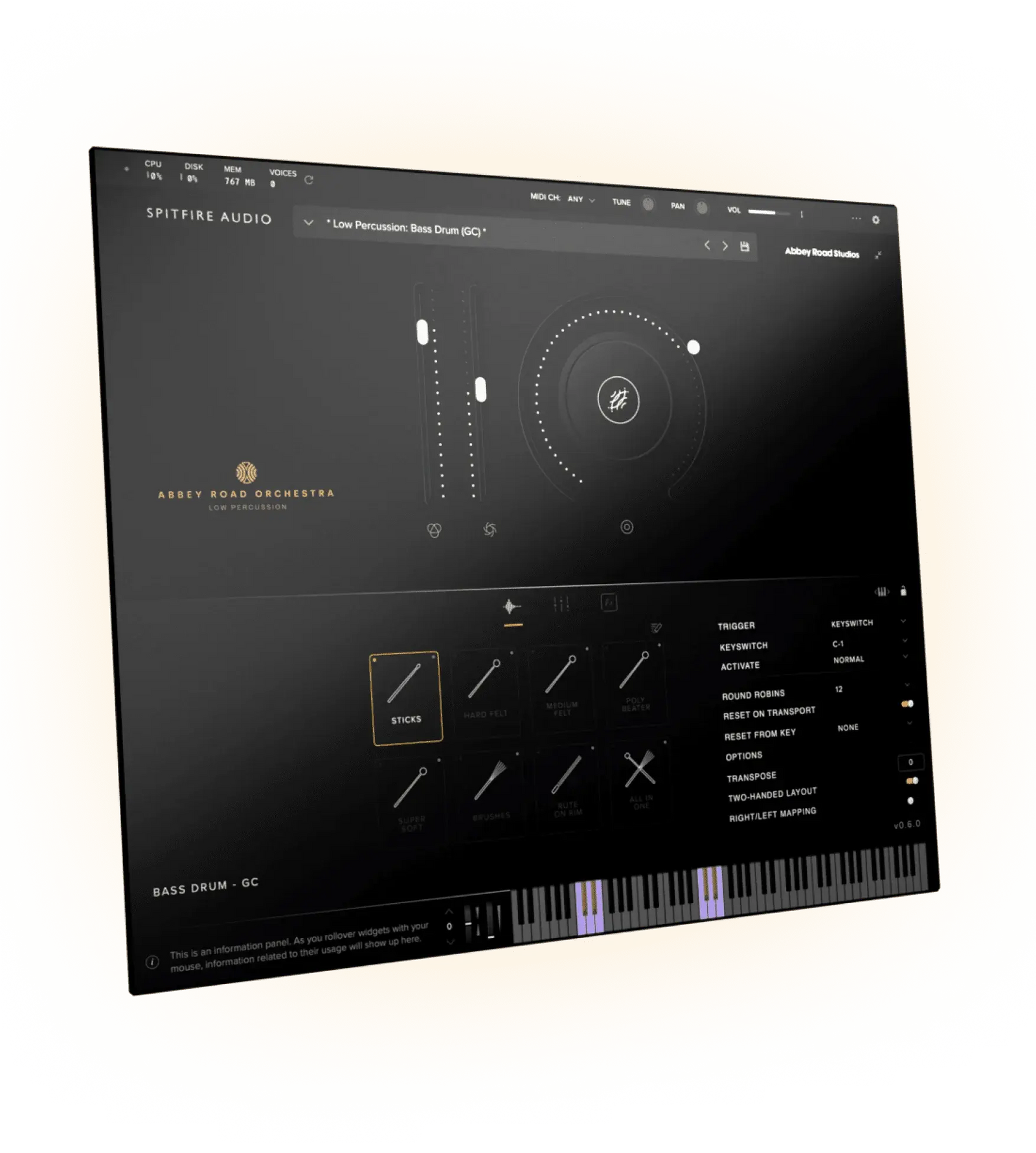 Spitfire Audio Abbey Road Orchestra: Low Percussion Professional (Digital Download) Spitfire Audio