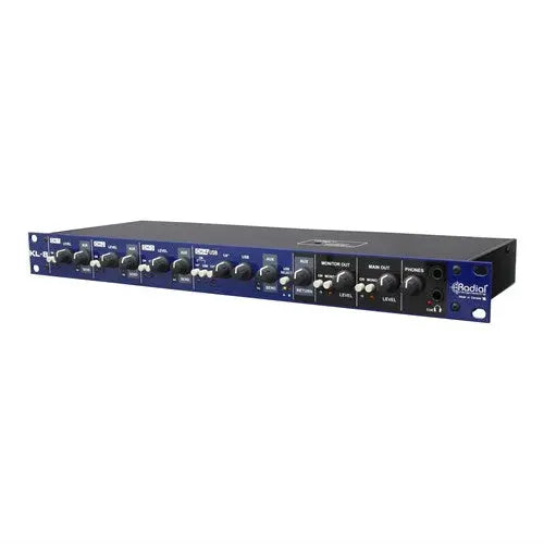 Radial Engineering KL-8 Rackmount keyboard mixer station with redundant USB inputs Radial Engineering