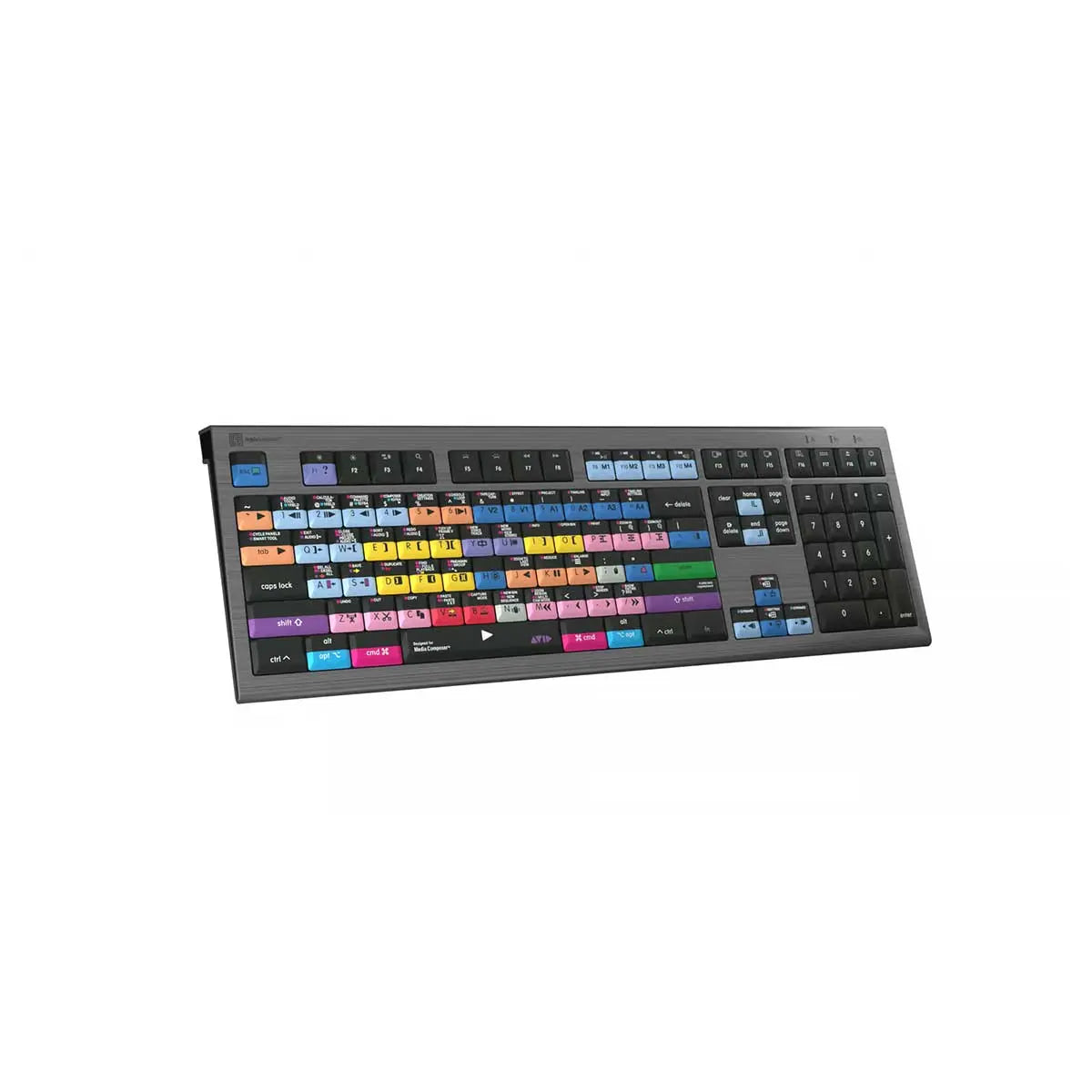 Logickeyboard AVID Media Composer – PRO – Shortcut keyboard – Astra 2 backlit (Mac US) Logickeyboard