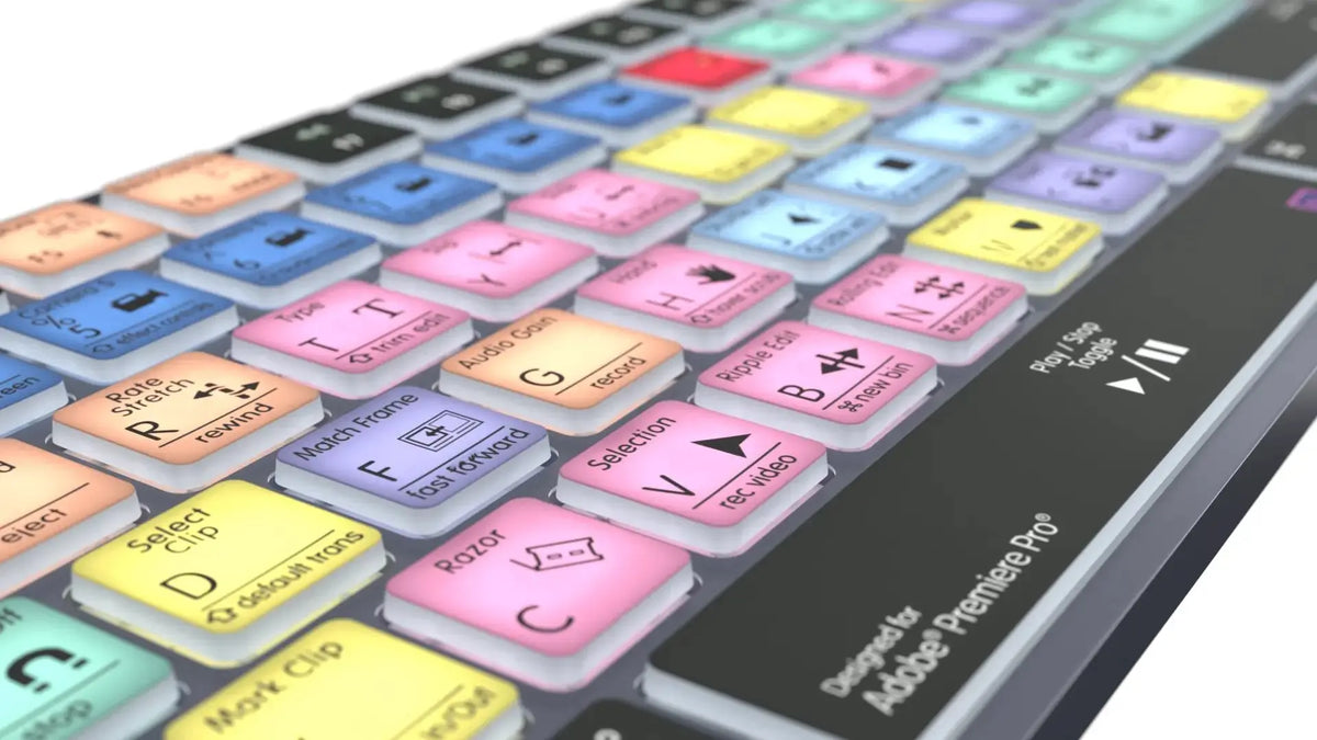 Adobe Premiere Pro CC TITAN Wireless Backlit Keyboard – Mac