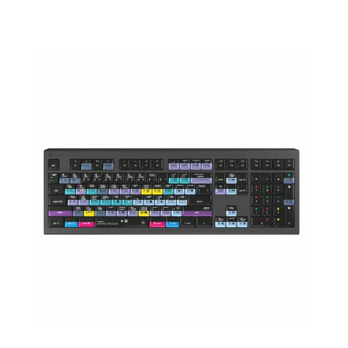 Logickeyboard DaVinci Resolve 18 Mac Astra 2 US