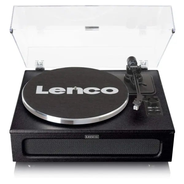 Lenco LS-430 Turntable with 4 built-in Speakers – Black Lenco