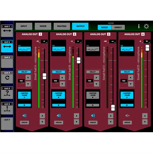 Tascam ML-4D/OUT-X 4-Channel Line Output Dante Converter With Built-In Dsp Mixer TASCAM