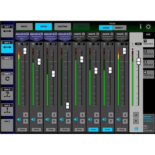 TASCAM 4 Mic/Line Input Dante Converter w XLR TASCAM