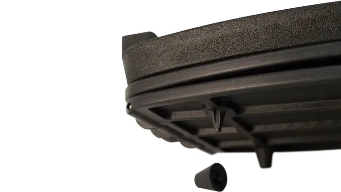 Ultimate Support MS-80B Professional Studio Monitor Stand with Adjustable Angle and Axis, Acoustic Foam Platform - Black Ultimate Support