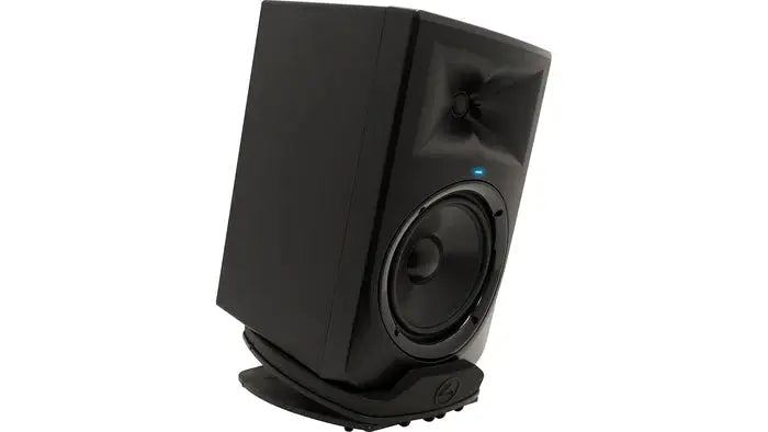 Ultimate Support MS-80B Professional Studio Monitor Stand with Adjustable Angle and Axis, Acoustic Foam Platform - Black