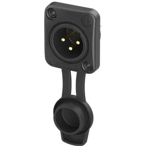 Neutrik NC3MDXX-TOP XLR TOP male 3 pole chassis connector - Koala Audio