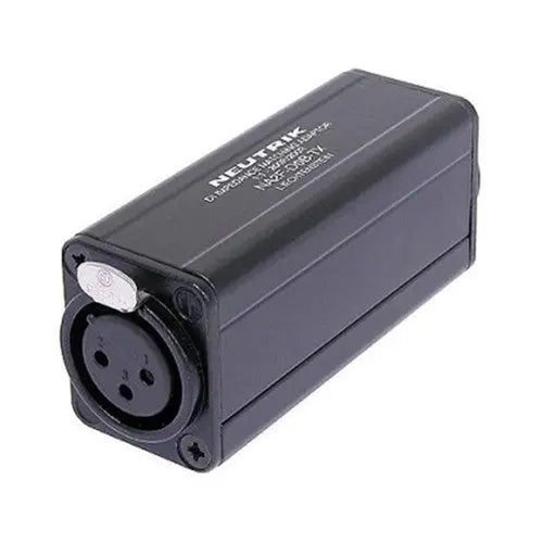 Neutrik NA2F-D0B-TX FEMALE XLR/RCA IMP MATCHER 1:1 200/200 - BLACK