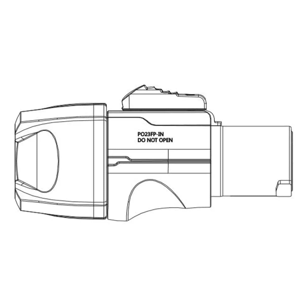 Enova PO23FP-IN Power cable connector blue input 230 V 20 A. Enova