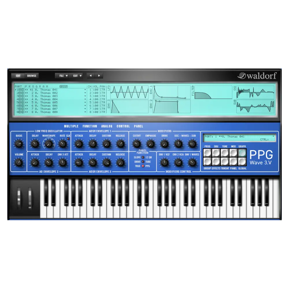 Waldorf PPG Wave 3.V (Serial Nr + Download) Waldorf