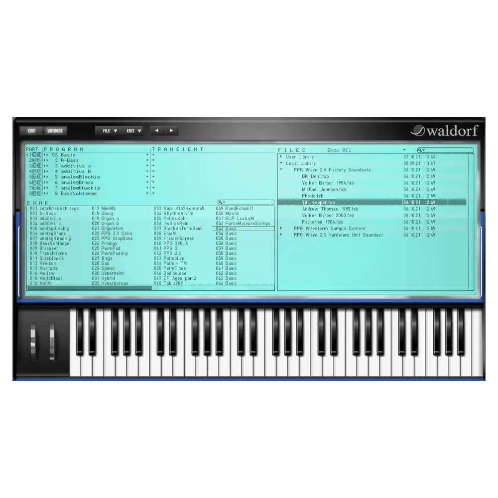 Waldorf PPG Wave 3.V (Serial Nr + Download)