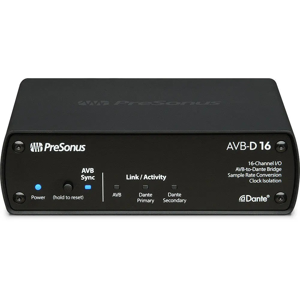 PreSonus AVB-D16 16X16 Dante Bridge PreSonus
