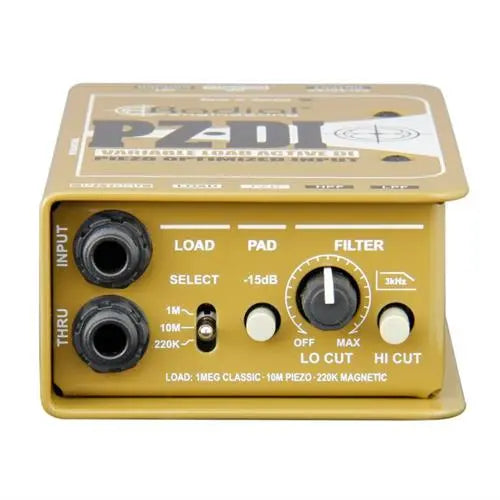 Radial PZ-DI Active DI for piezo and acoustic Radial Engineering